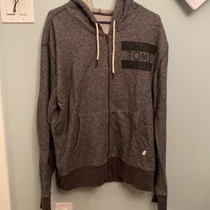 Tom’s men’s zip up hoodie